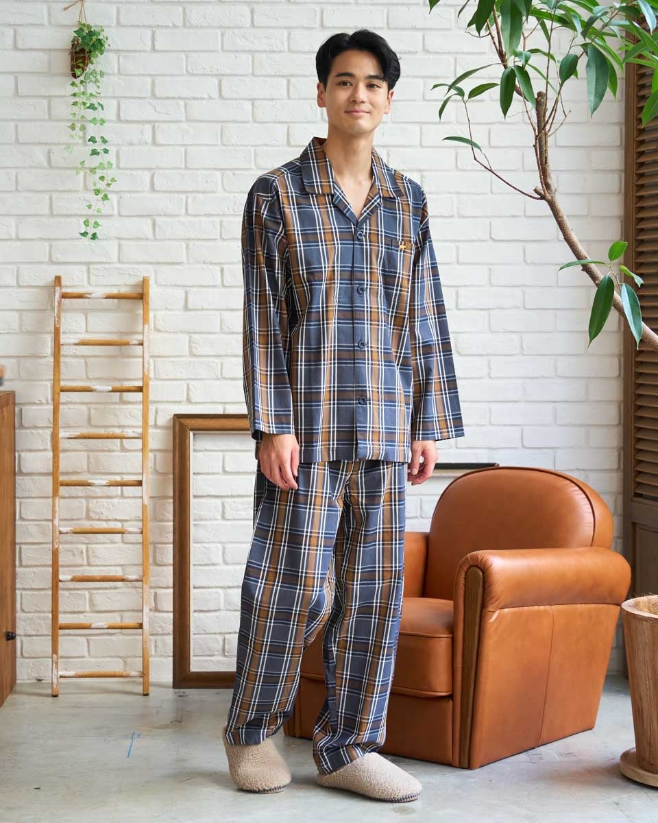 Golden bear　ゴールデンベア　 Home Wearツイルテーラードパジャマ