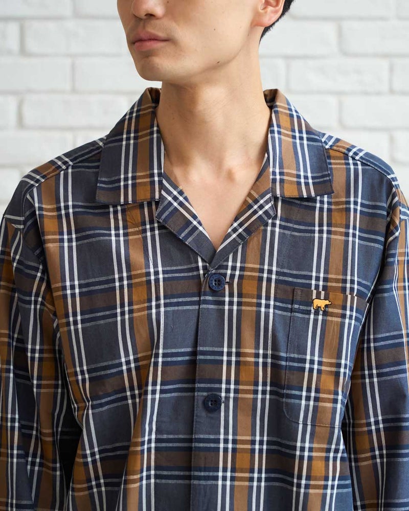 Golden bear　ゴールデンベア　 Home Wearツイルテーラードパジャマ