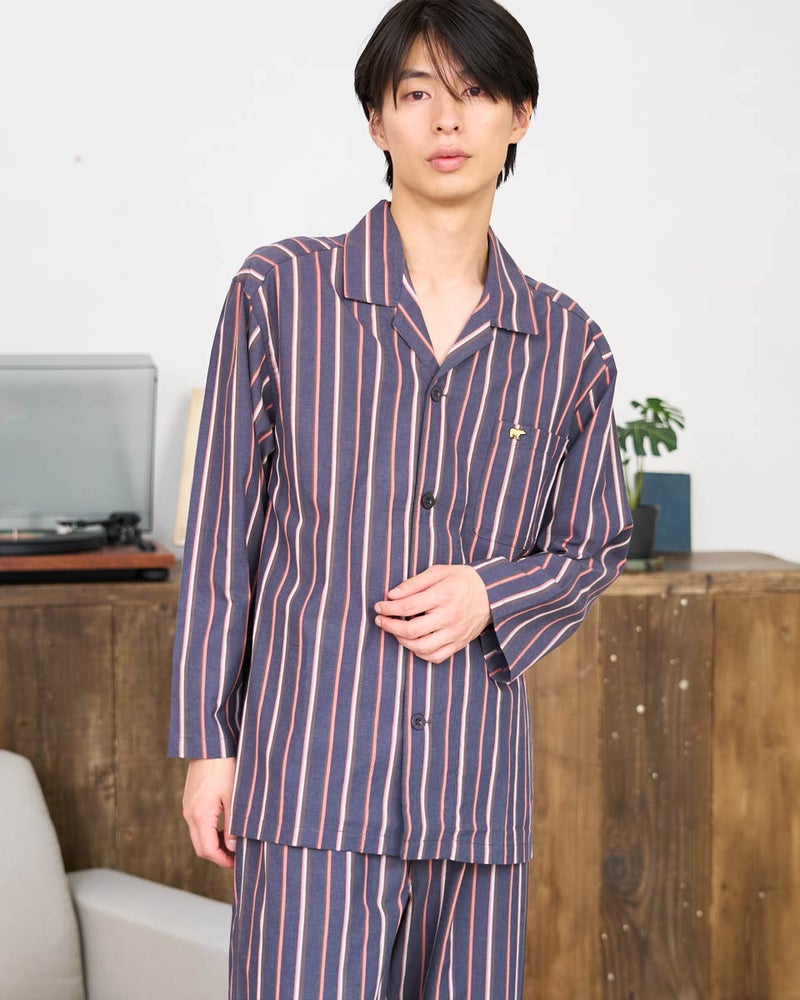 Golden BearゴールデンベアHome Wearサテンテーラードパジャマ