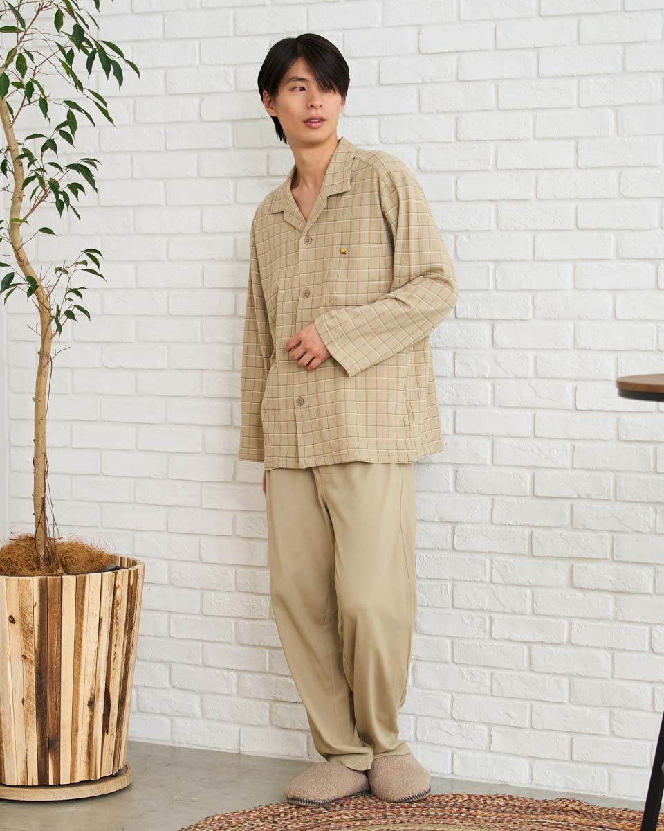 Golden bear　ゴールデンベア　Home Wear鹿の子テーラードパジャマ