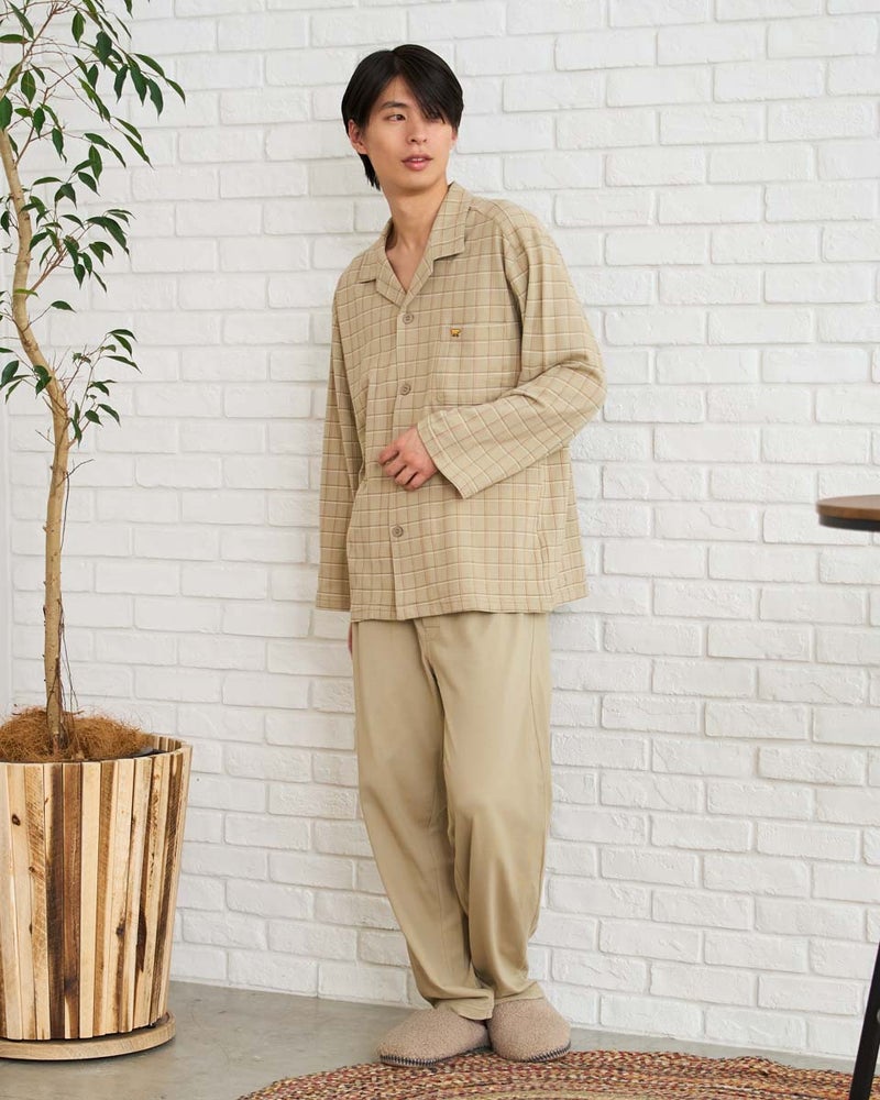Golden bear　ゴールデンベア　Home Wear鹿の子テーラードパジャマ