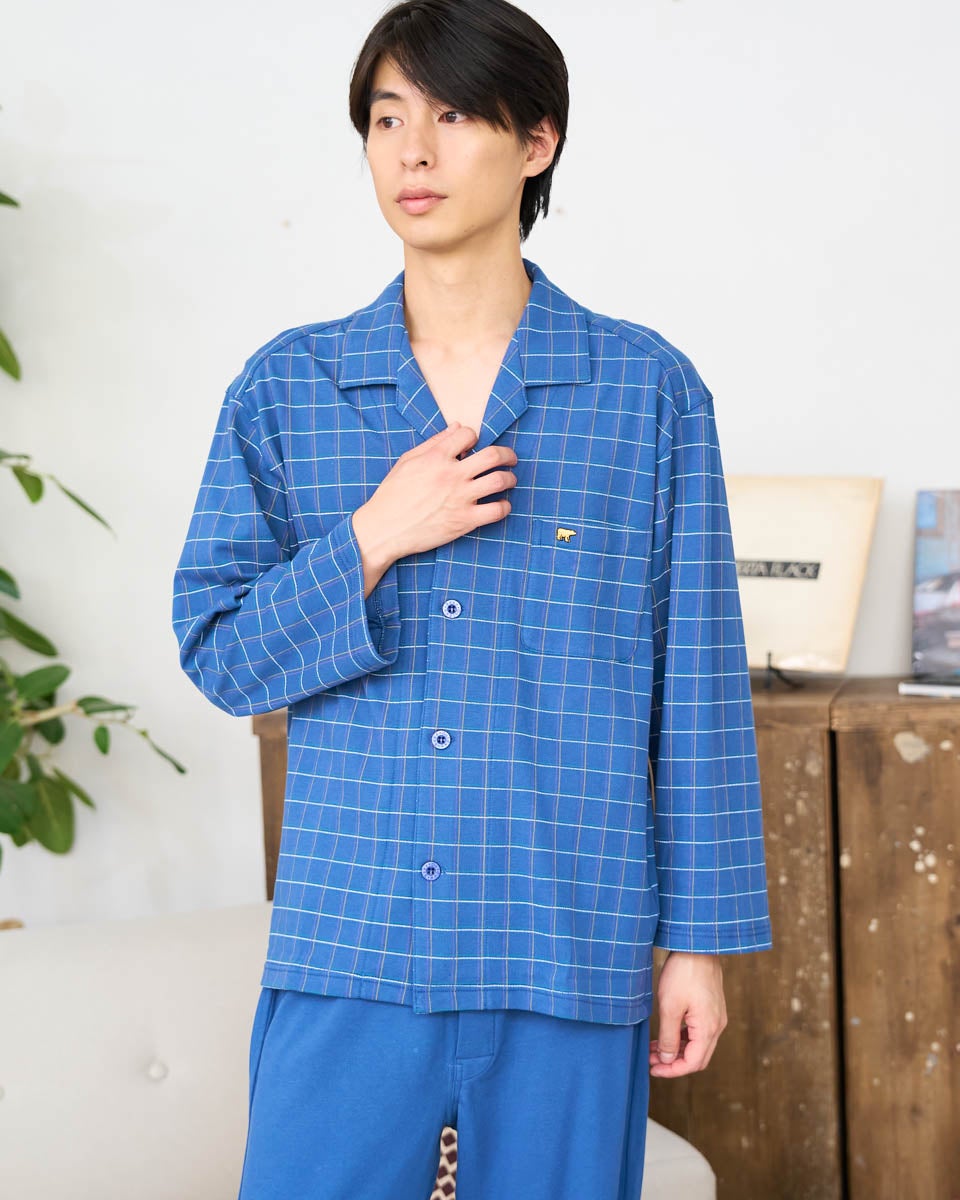 Golden bear　ゴールデンベア　Home Wear鹿の子テーラードパジャマ