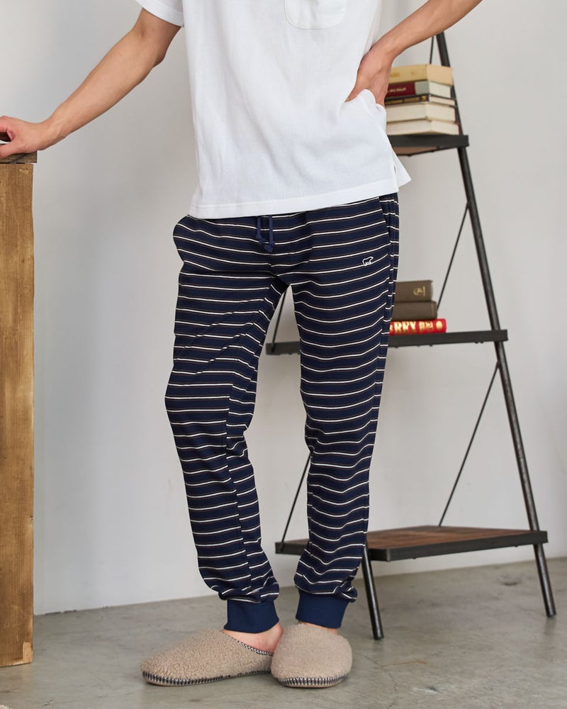 Golden BearゴールデンベアHome Wearボーダーリラックスパンツ