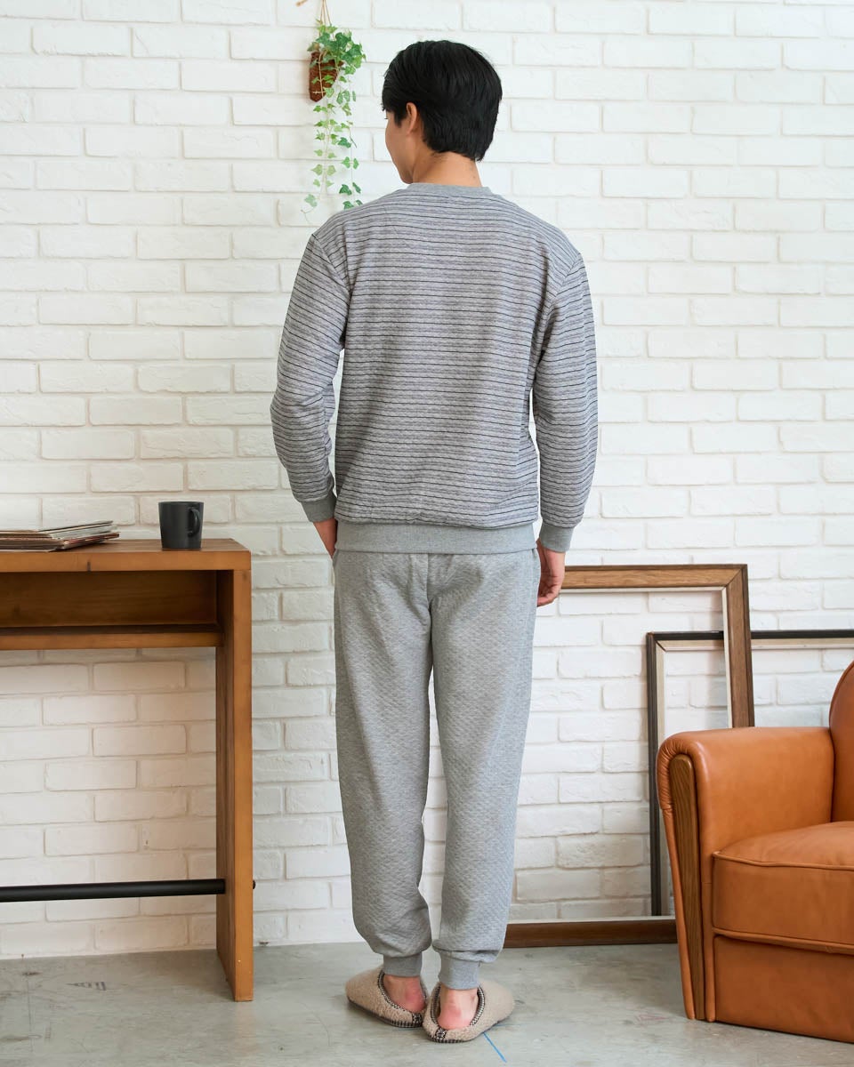 ゴールデンベア　メンズ　Golden Bear Home Wearキルトボーダーパジャマ