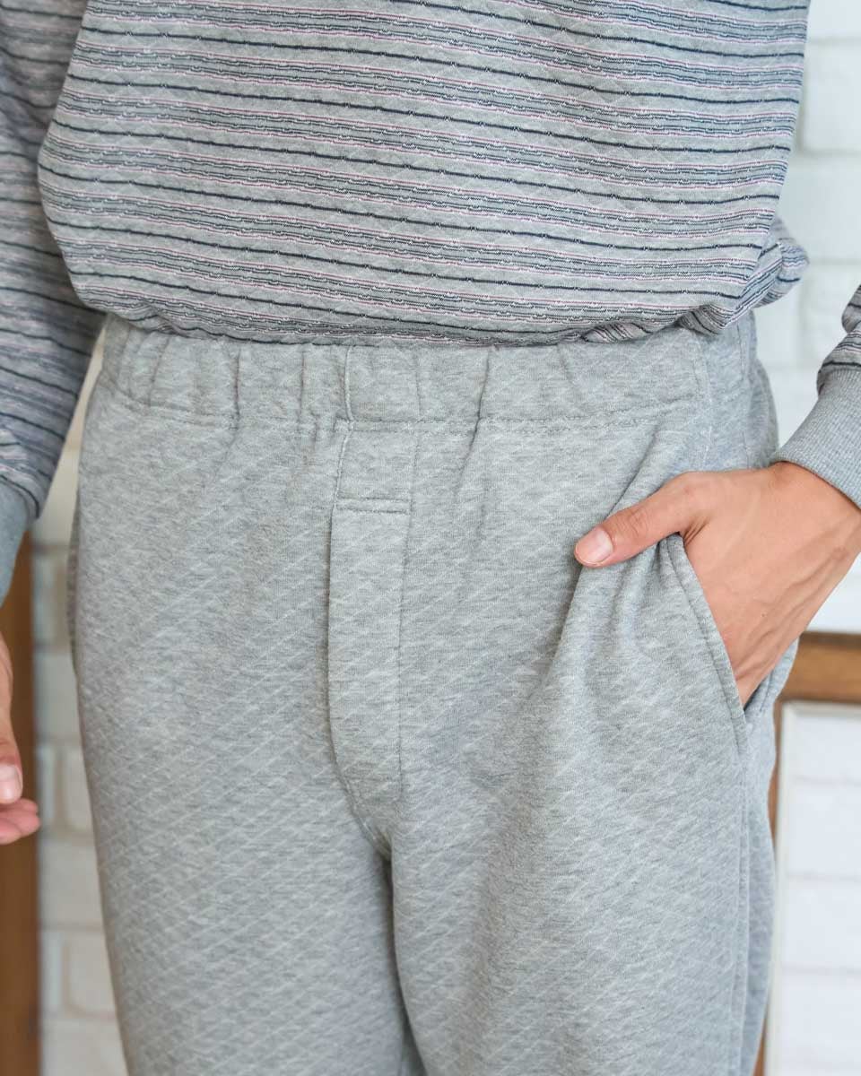 ゴールデンベア　メンズ　Golden Bear Home Wearキルトボーダーパジャマ