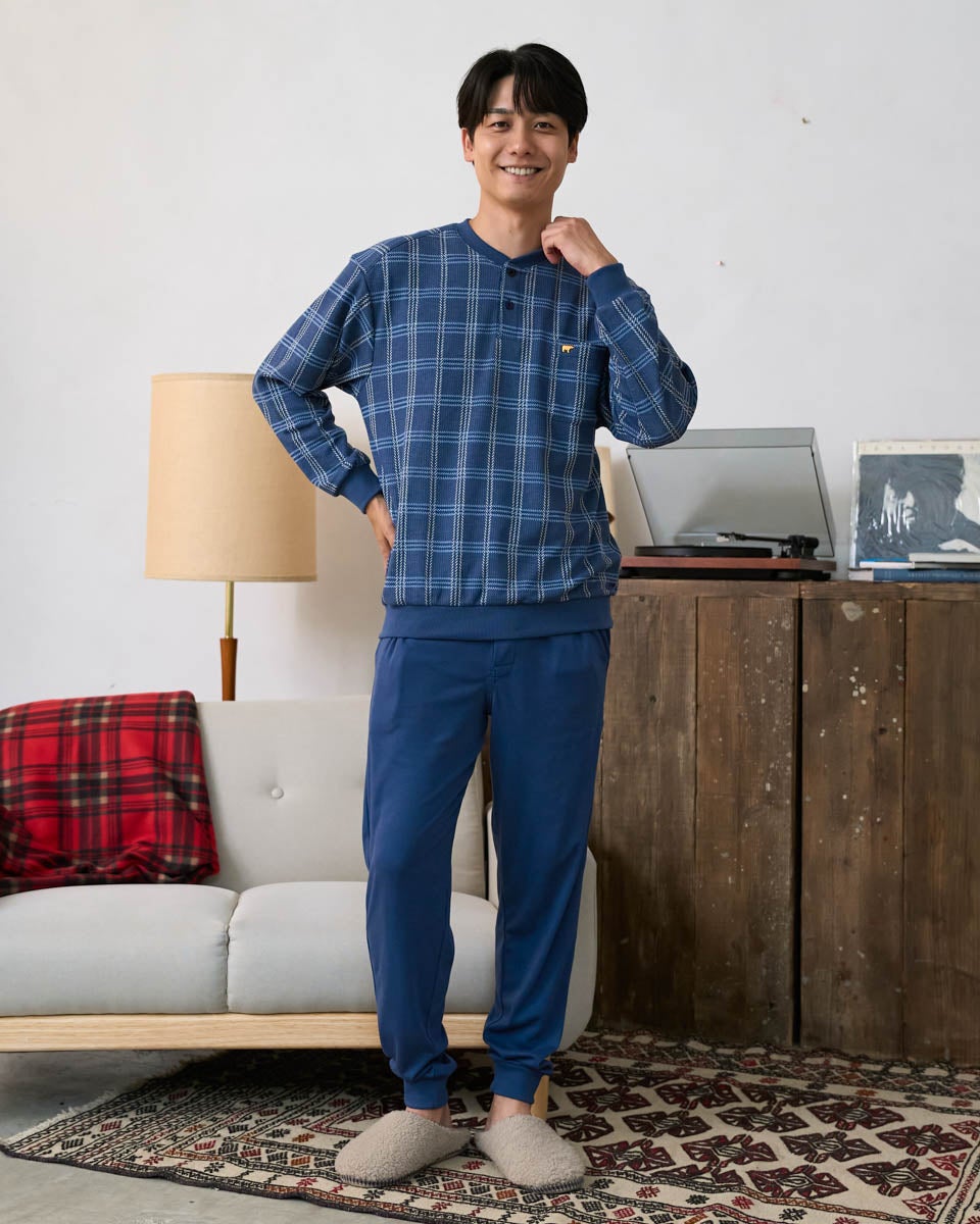 ゴールデンベア　メンズ　Golden BearHome WearWジャカードチェックパジャマ