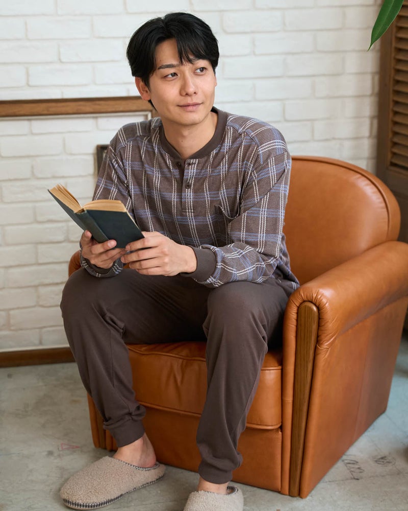 ゴールデンベア　メンズ　Golden BearHome WearWジャカードチェックパジャマ