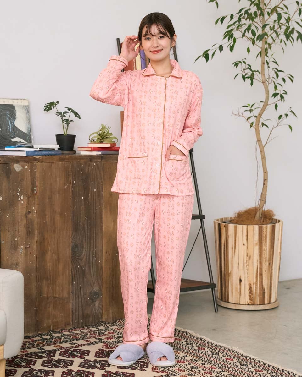 ゴールデンベア　レディース ウィメンズ　Golden Bear  Home Wearスムースプリントパジャマ