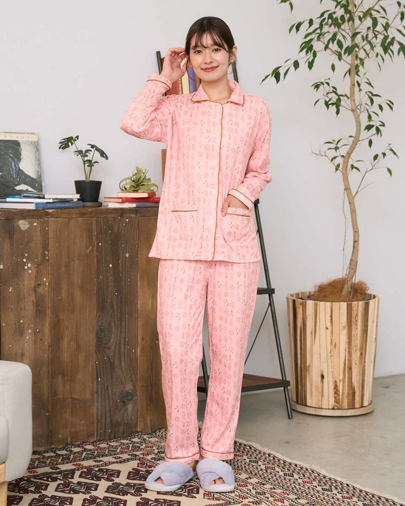 ゴールデンベア　レディース ウィメンズ　Golden Bear  Home Wearスムースプリントパジャマ