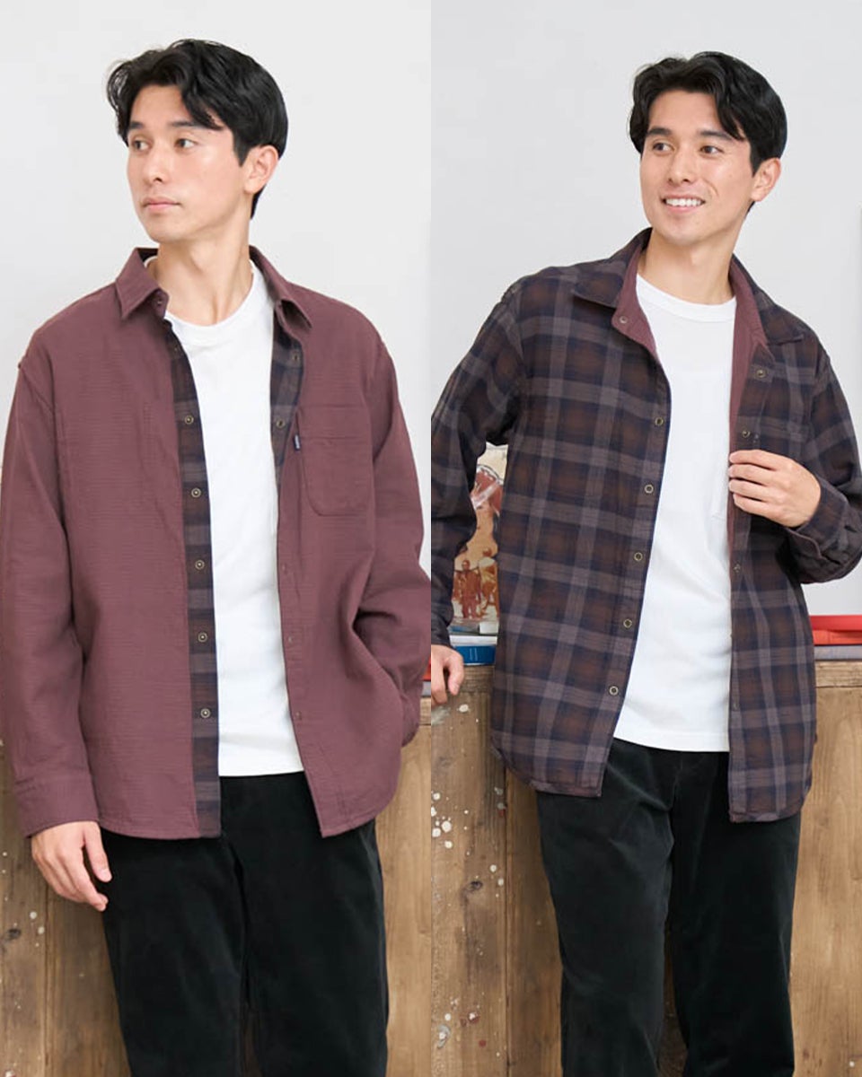 Golden Bear　ゴールデンベア　リバーシブルシャツ