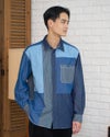 Golden Bear ゴールデンベア デニム切替シャツ