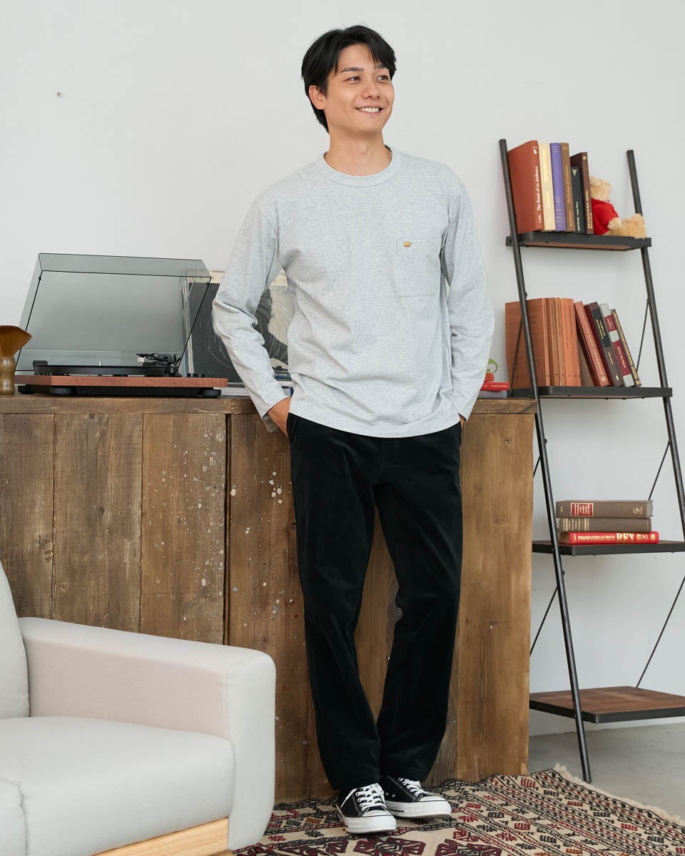 ゴールデンベア　メンズ　Golden Bear GB天竺長袖Tシャツ