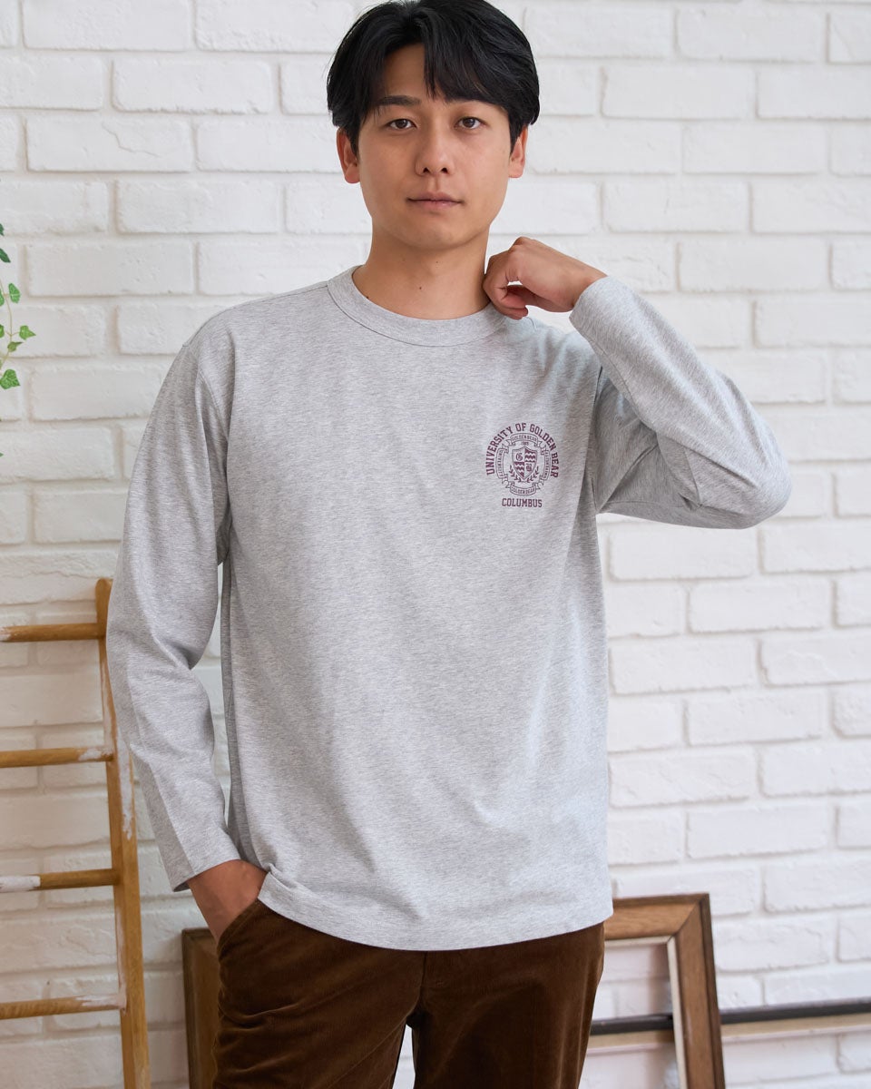 ゴールデンベア　メンズ　Golden Bear カレッジロゴTシャツ