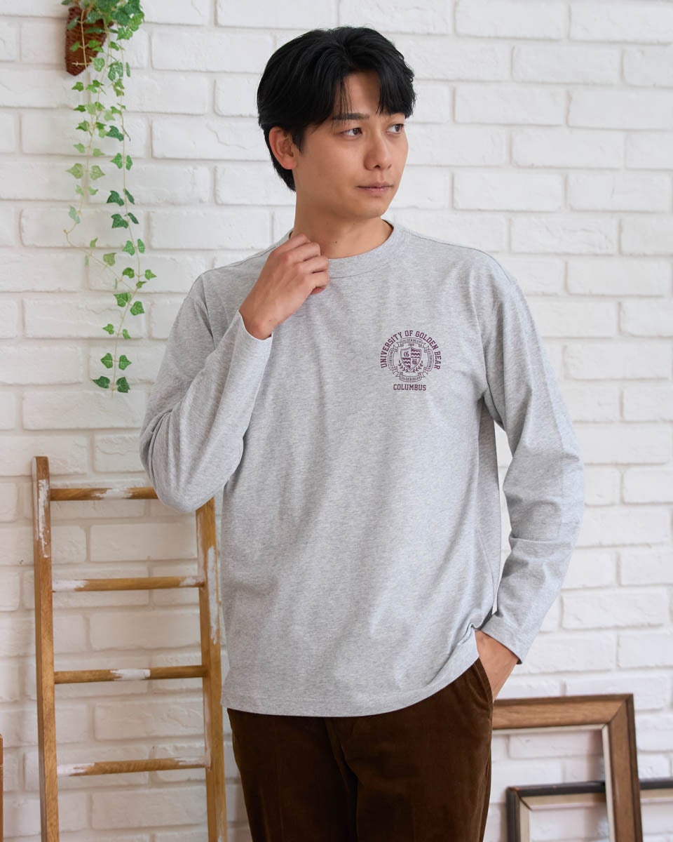 ゴールデンベア　メンズ　Golden Bear カレッジロゴTシャツ