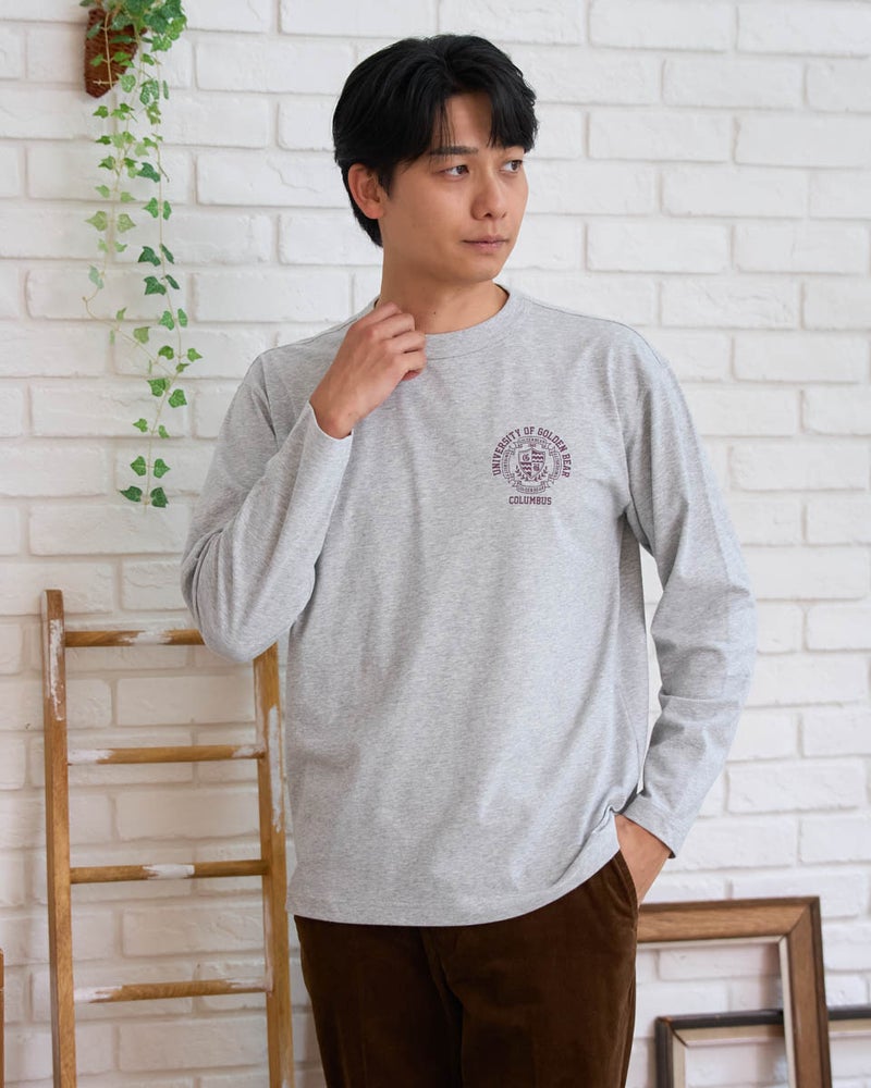 ゴールデンベア　メンズ　Golden Bear カレッジロゴTシャツ