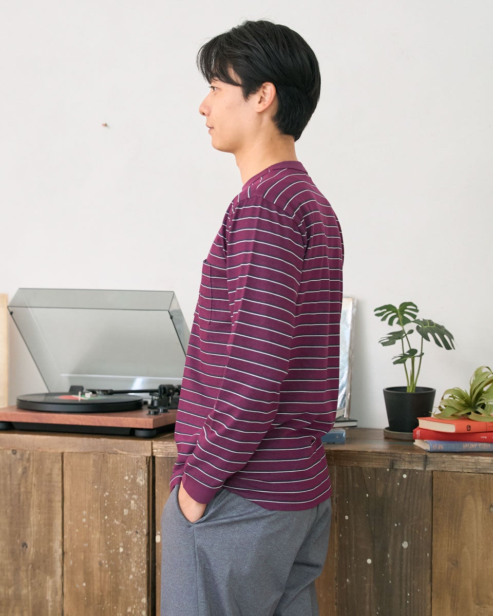 ゴールデンベア　メンズ　Golden Bear GB天竺ボーダーTシャツ