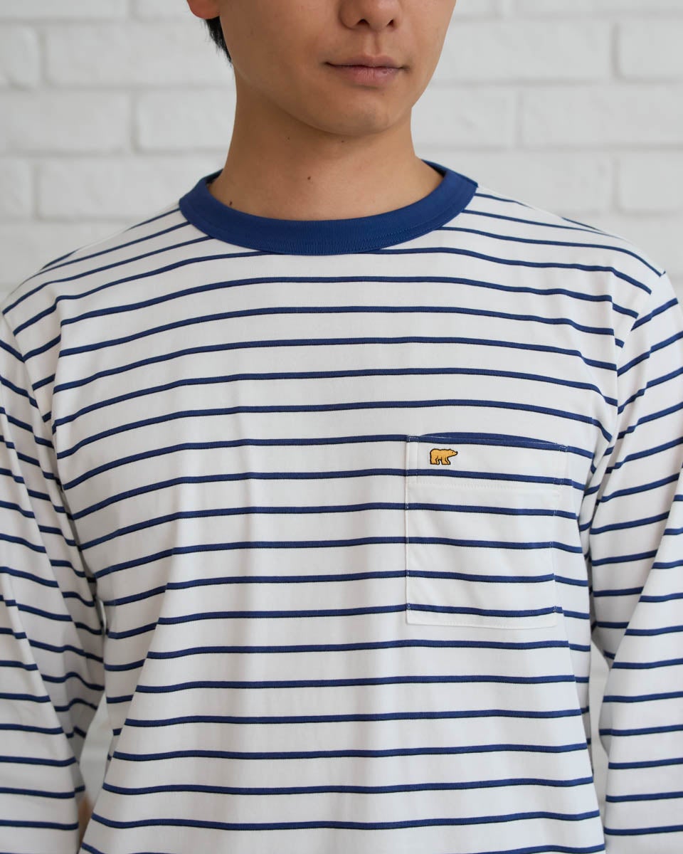 ゴールデンベア　メンズ　Golden Bear GB天竺ボーダーTシャツ