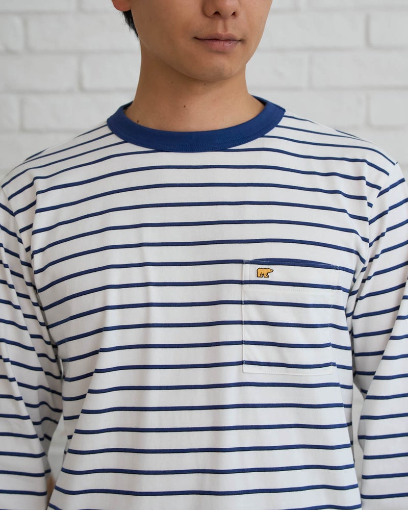 ゴールデンベア　メンズ　Golden Bear GB天竺ボーダーTシャツ