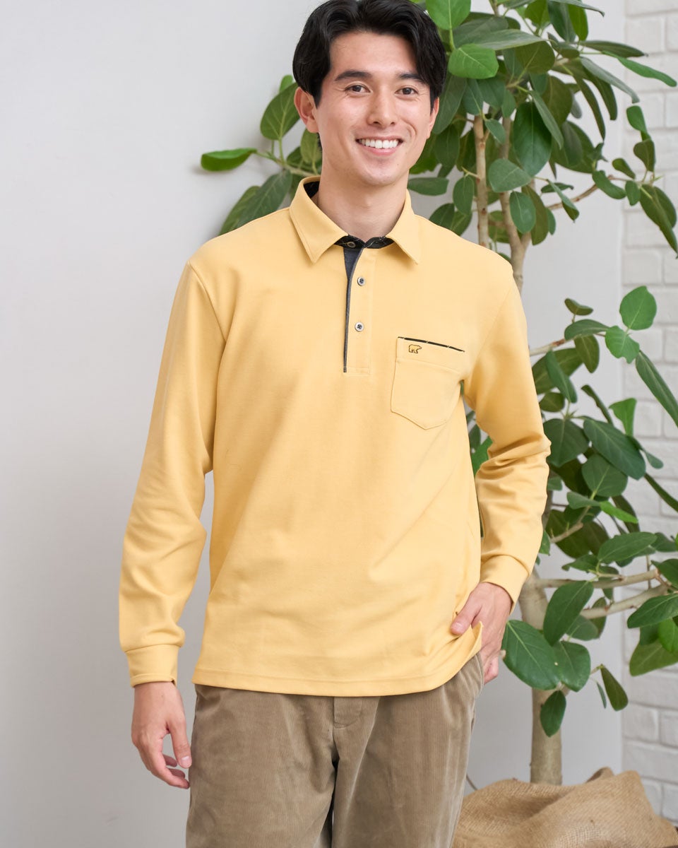 Golden Bear ゴールデンベア 長袖ポロシャツ