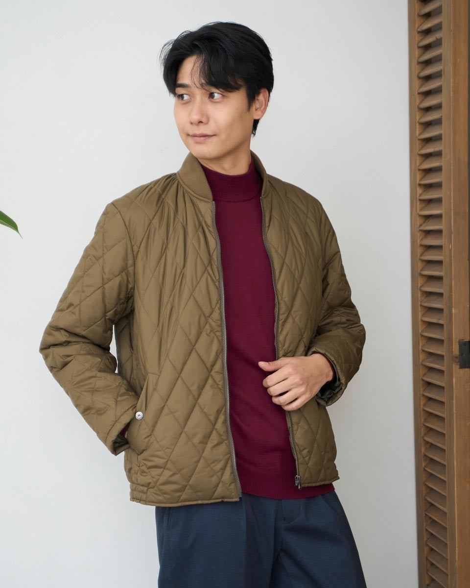 Golden Bear ゴールデンベア 洗えるキルトブルゾン
