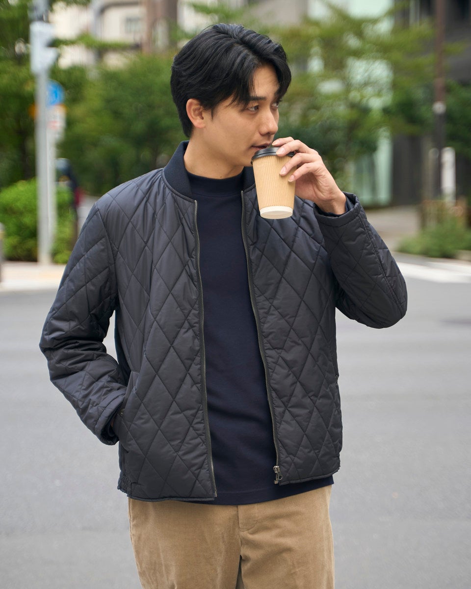 Golden Bear ゴールデンベア 洗えるキルトブルゾン