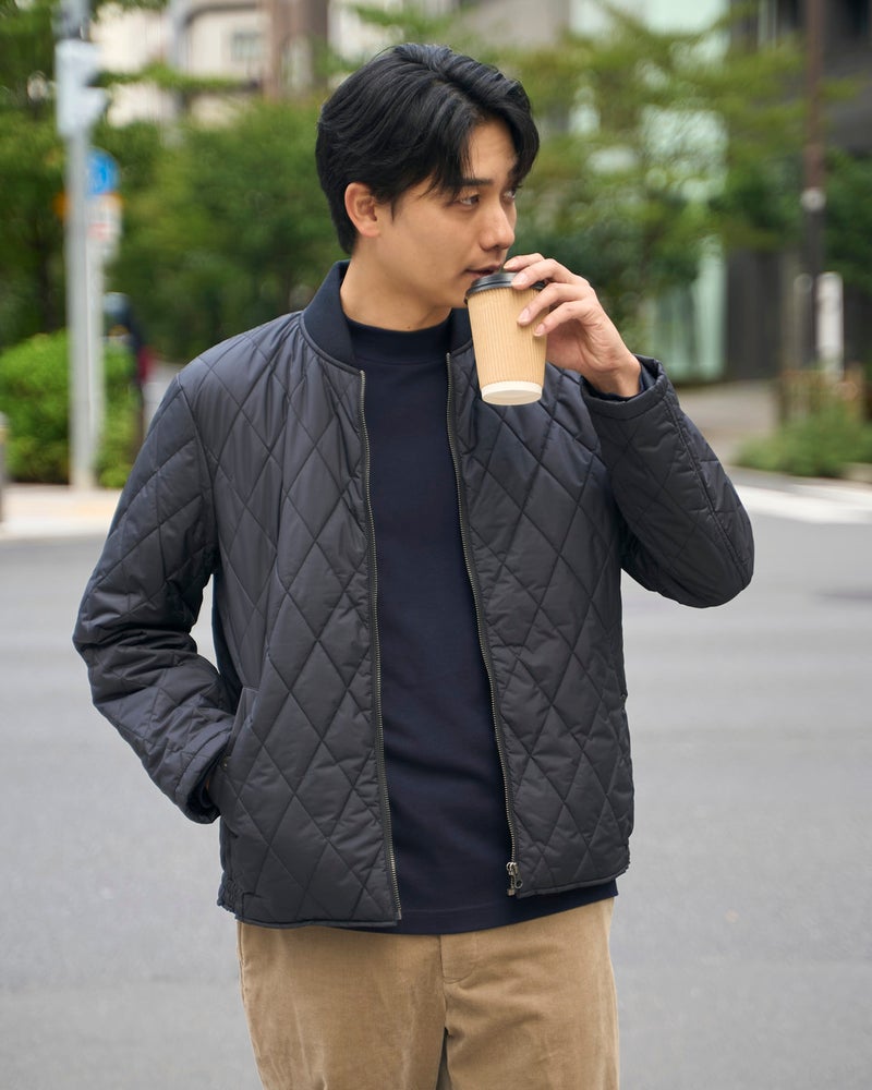 Golden Bear ゴールデンベア 洗えるキルトブルゾン