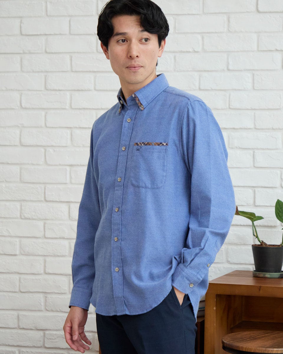 ゴールデンベア　メンズ　Golden Bear ビエラ起毛シャツ