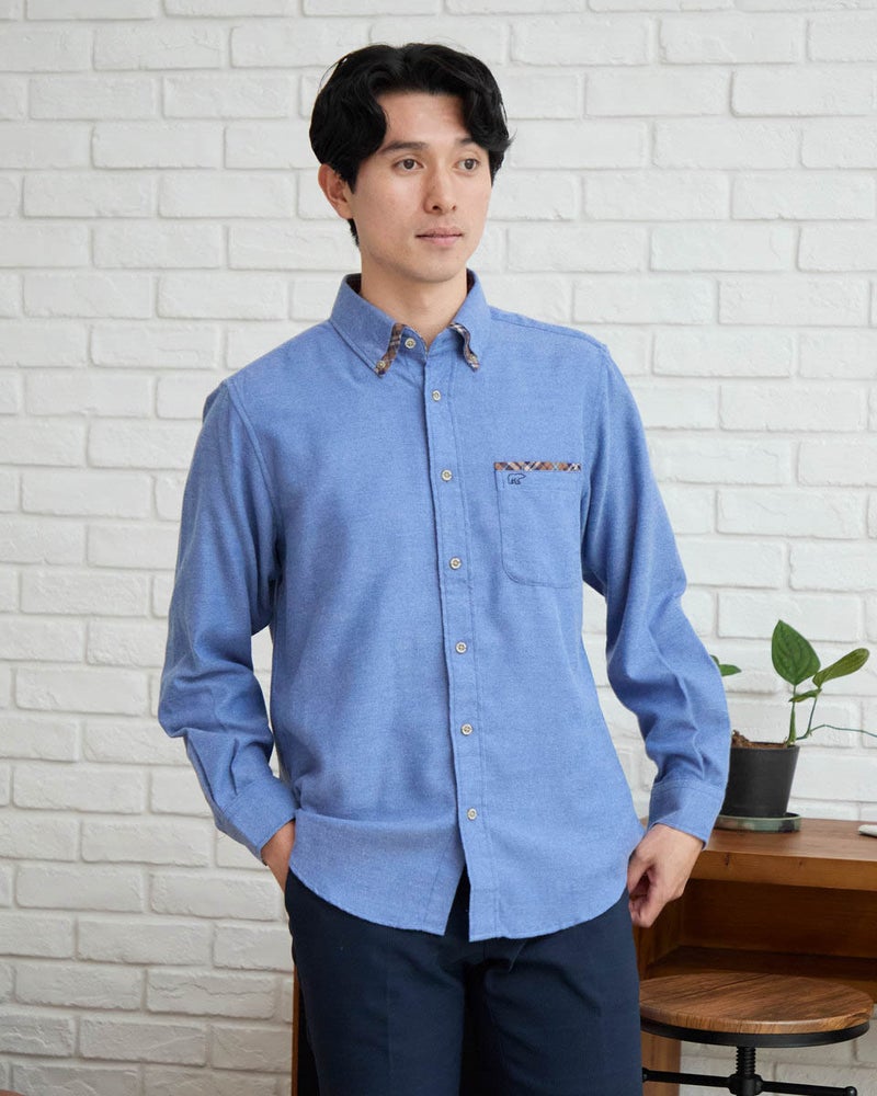 ゴールデンベア　メンズ　Golden Bear ビエラ起毛シャツ
