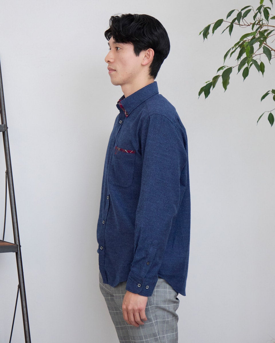 ゴールデンベア　メンズ　Golden Bear ビエラ起毛シャツ
