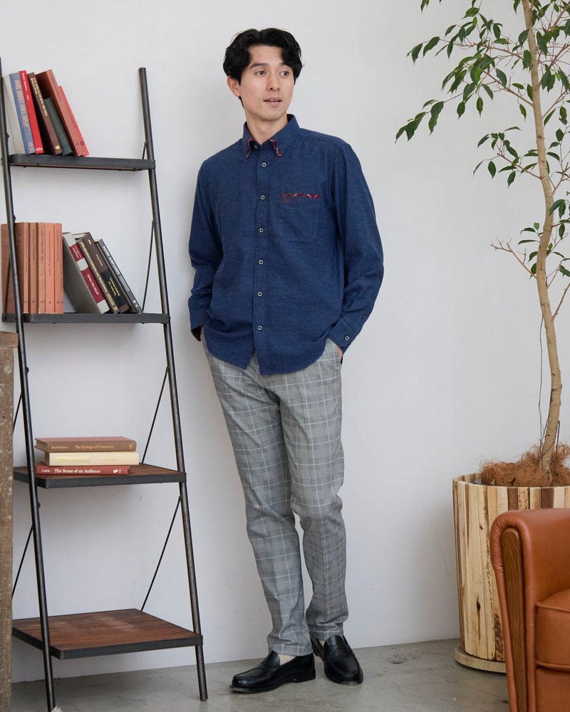 ゴールデンベア　メンズ　Golden Bear ビエラ起毛シャツ