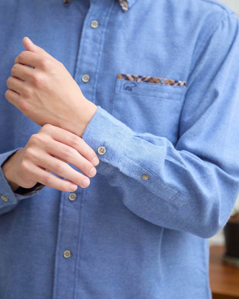 ゴールデンベア　メンズ　Golden Bear ビエラ起毛シャツ