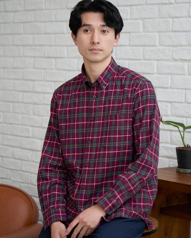 ゴールデンベア　メンズ　Golden Bear タータンチェックシャツ
