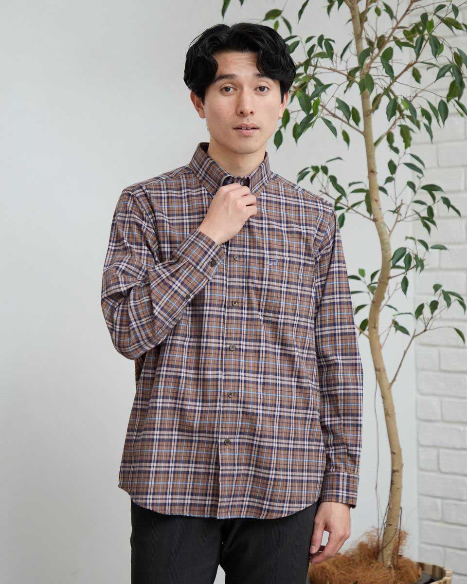 ゴールデンベア　メンズ　Golden Bear タータンチェックシャツ