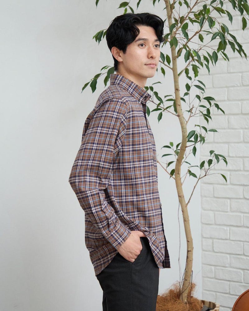 ゴールデンベア　メンズ　Golden Bear タータンチェックシャツ
