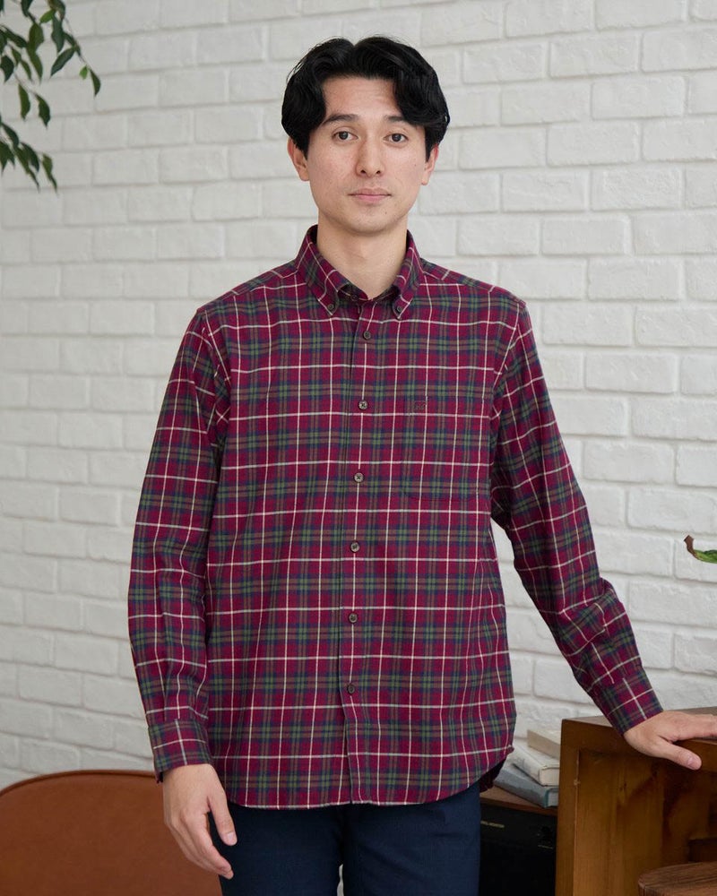 ゴールデンベア　メンズ　Golden Bear タータンチェックシャツ