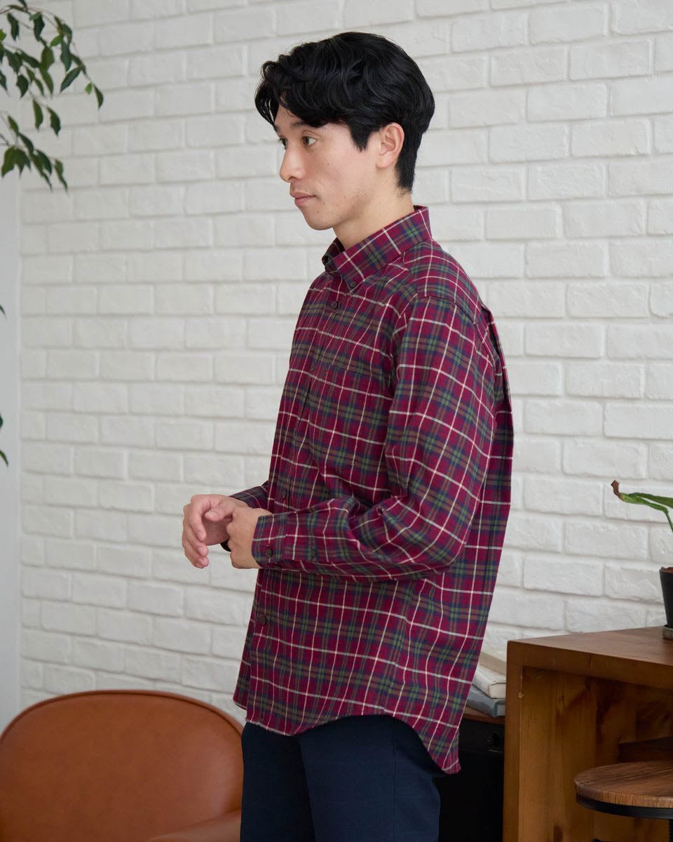 ゴールデンベア　メンズ　Golden Bear タータンチェックシャツ