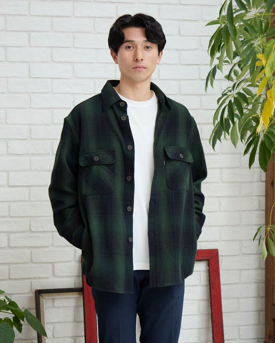 ゴールデンベア　メンズ　Golden Bear バッファローチェックシャツ