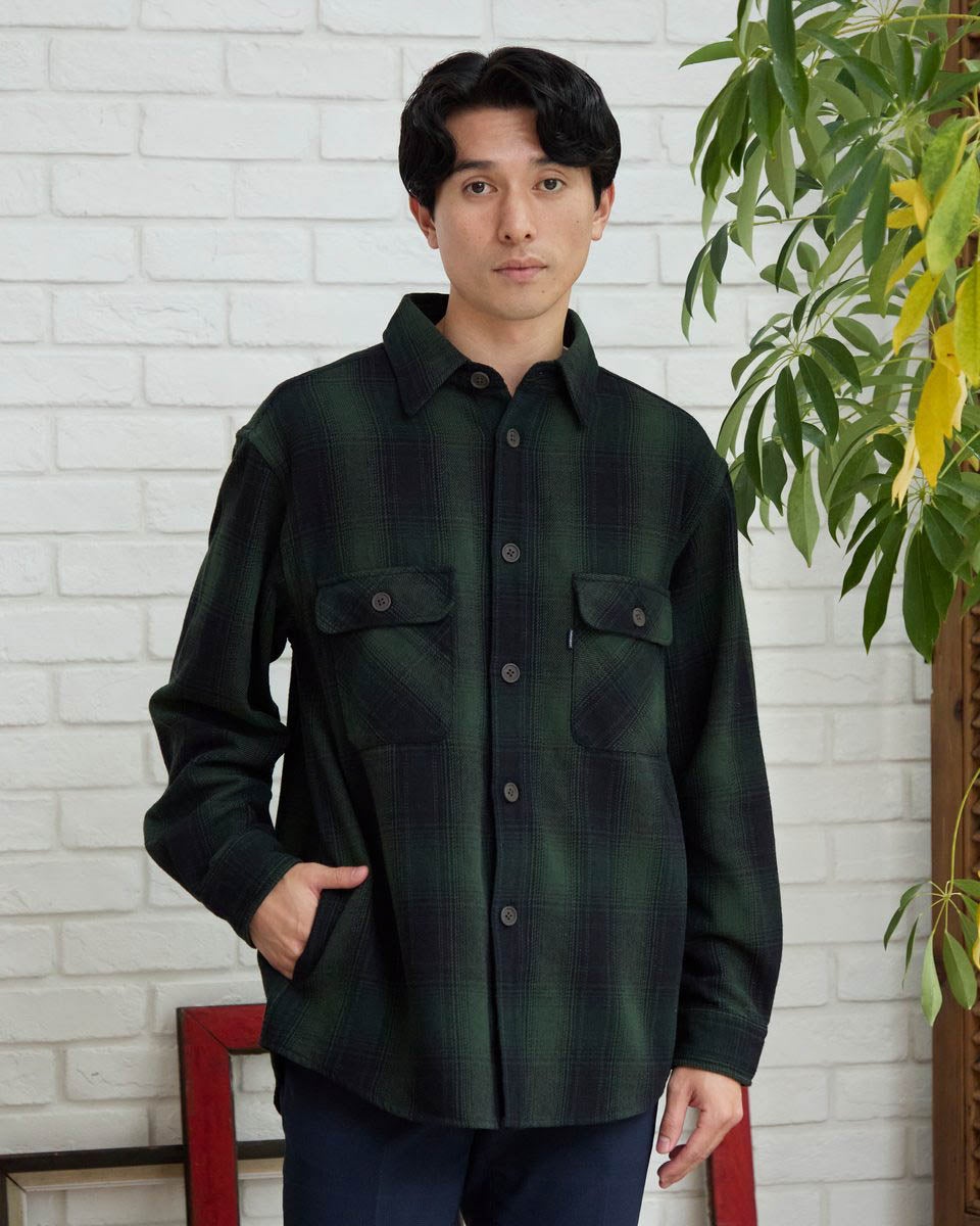 ゴールデンベア　メンズ　Golden Bear バッファローチェックシャツ