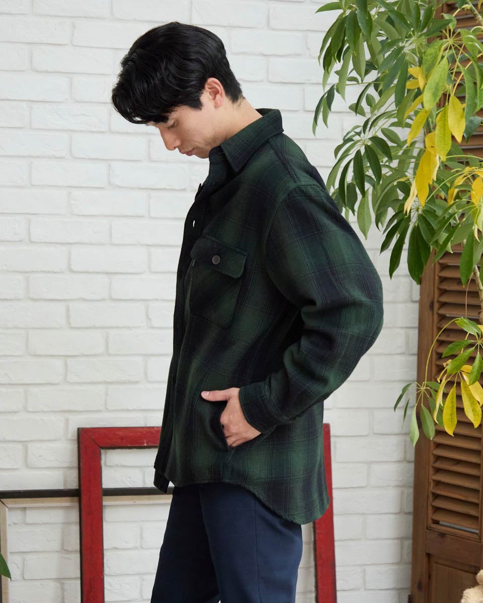 ゴールデンベア　メンズ　Golden Bear バッファローチェックシャツ