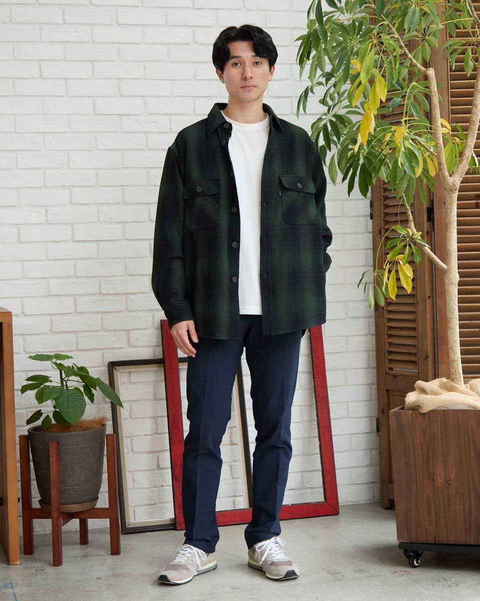 ゴールデンベア　メンズ　Golden Bear バッファローチェックシャツ