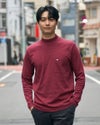 Golden Bear ゴールデンベア オーガニックコットンハイネックボーダーTシャツ