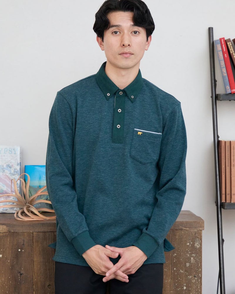 ゴールデンベア　メンズ　Golden Bear 長袖ポロシャツ