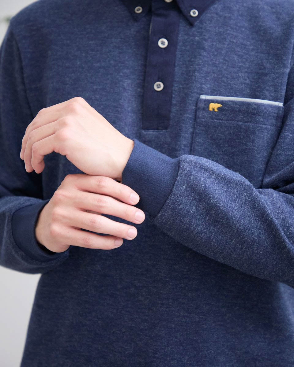 ゴールデンベア　メンズ　Golden Bear 長袖ポロシャツ