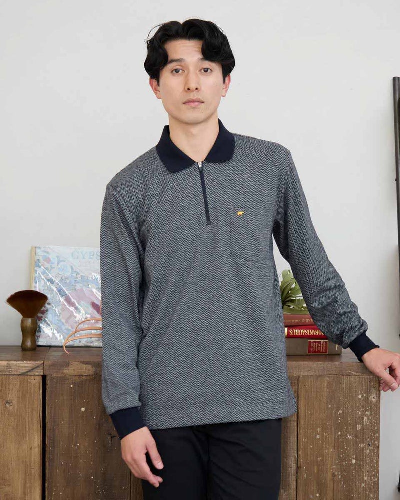 ゴールデンベア　メンズ　Golden Bear 長袖ポロシャツ