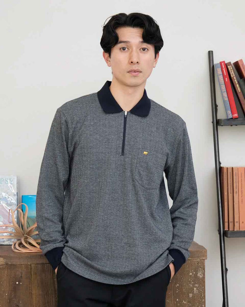 ゴールデンベア　メンズ　Golden Bear 長袖ポロシャツ
