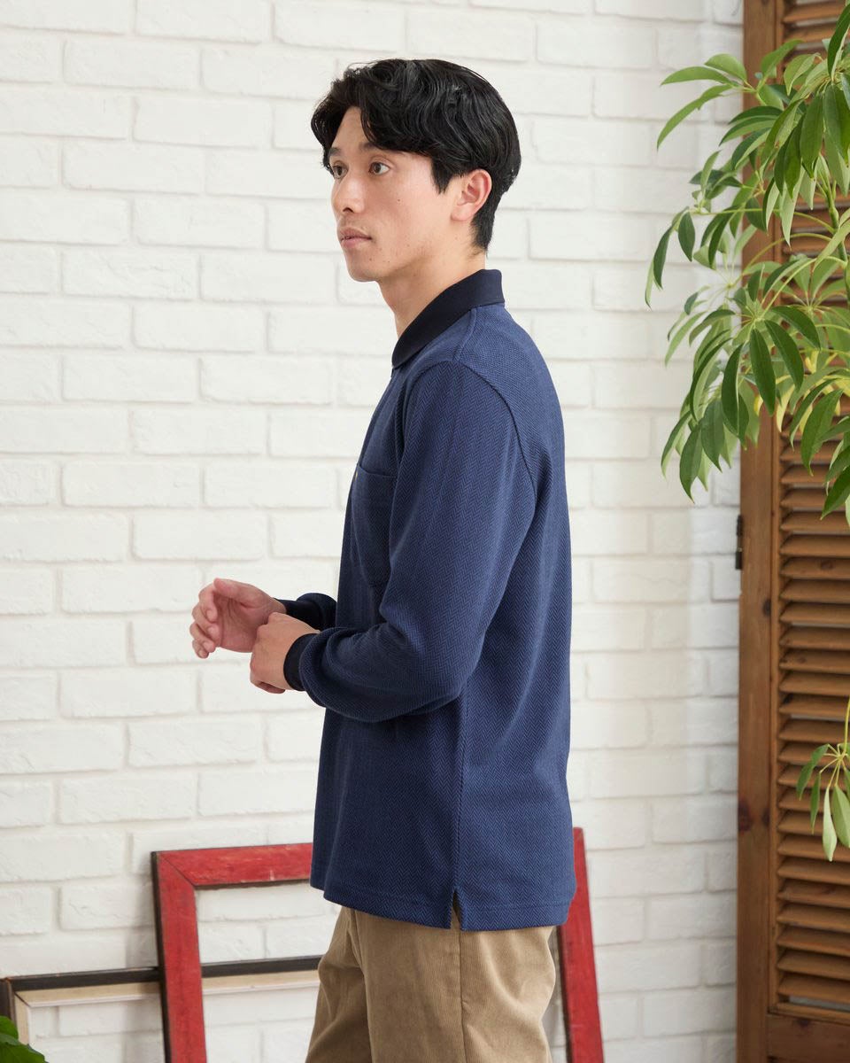 ゴールデンベア　メンズ　Golden Bear 長袖ポロシャツ