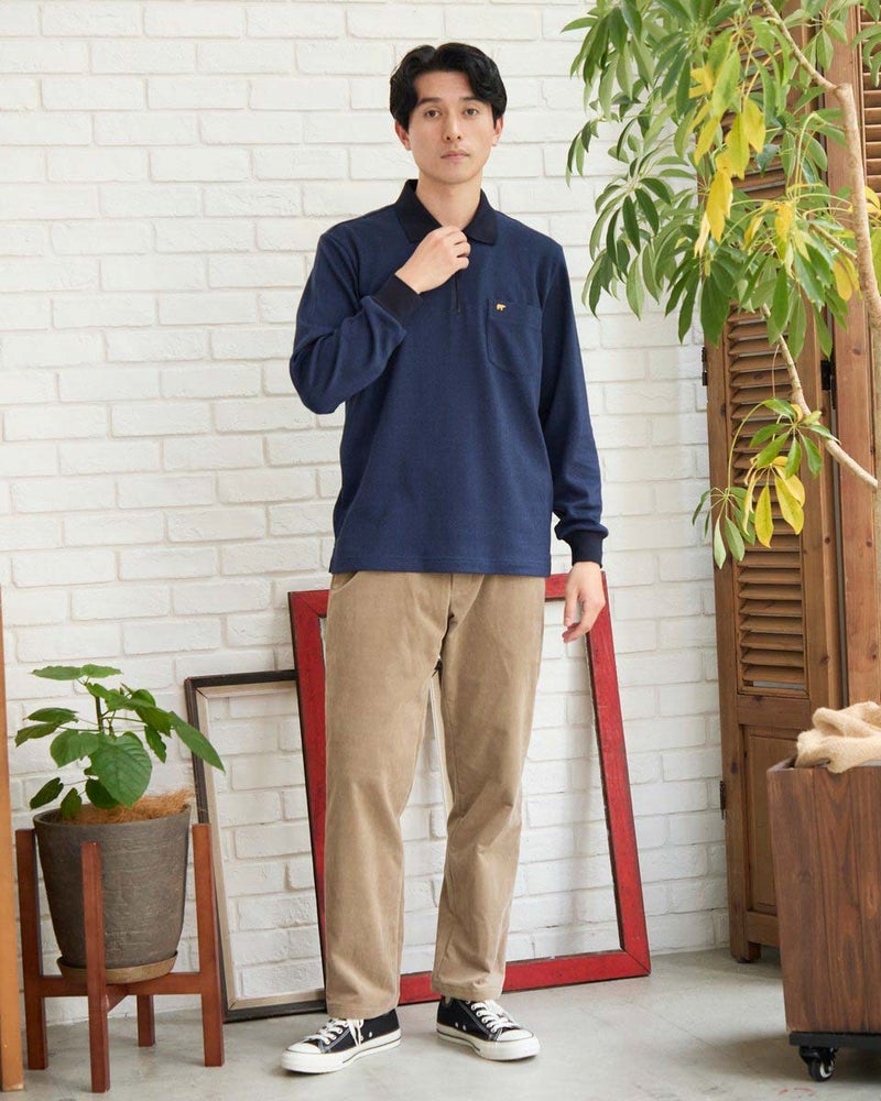 ゴールデンベア　メンズ　Golden Bear 長袖ポロシャツ