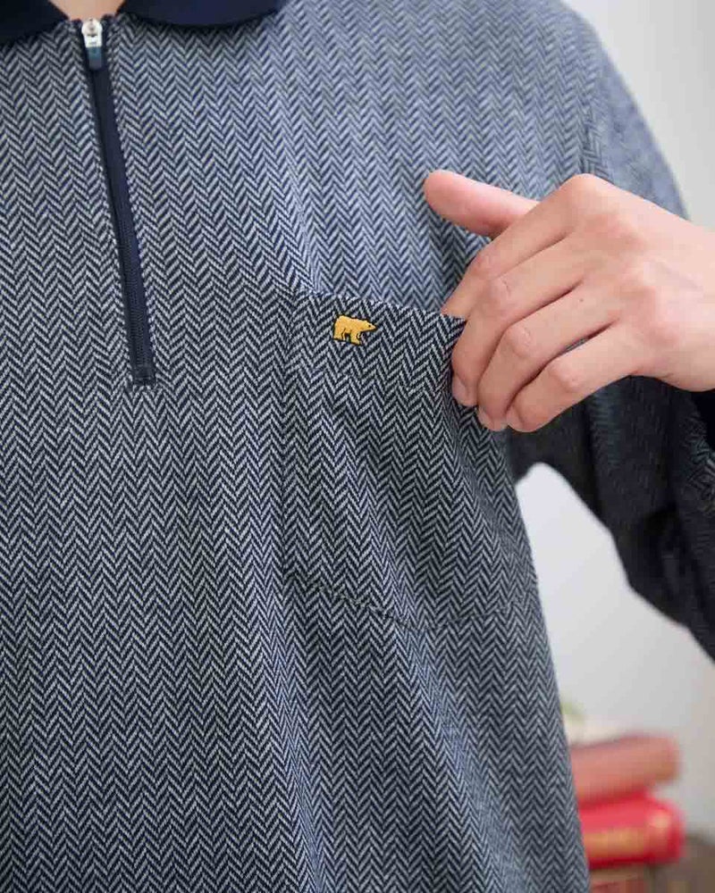 ゴールデンベア　メンズ　Golden Bear 長袖ポロシャツ