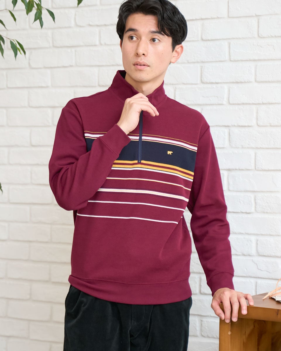 Golden Bear ゴールデンベア King SizeハーフZIPスウェット