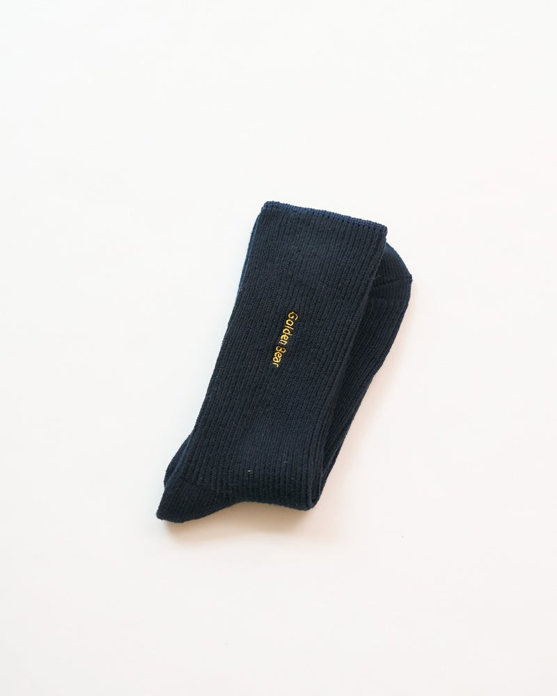 GoldenBear ゴールデンベア ロゴ入りリブソックス